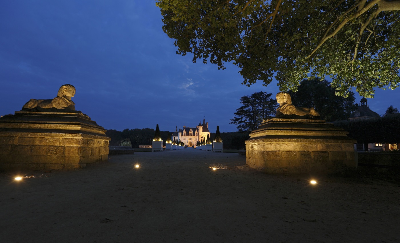 Christmas lights 2016 Chenonceau